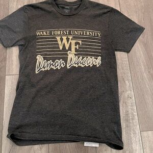 Rivalry Threads Wake Forest University Shirt Mens sz small charcoal gray